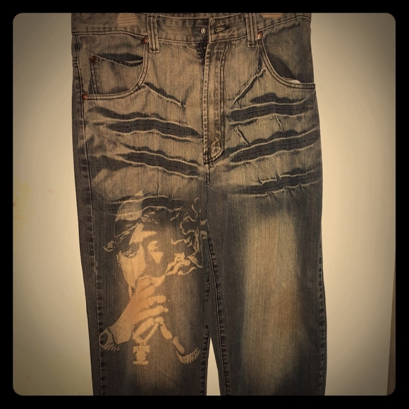Vintage 2pac XO Jeans - Picture 1 of 4